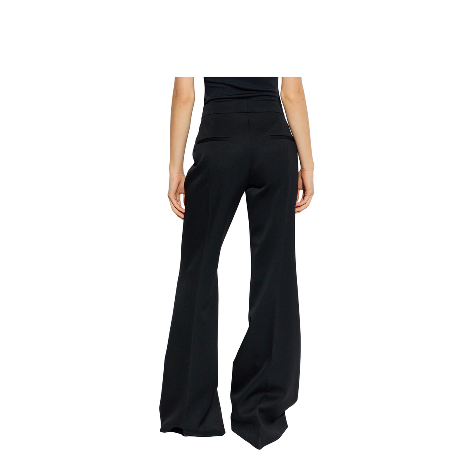 Wool Flared Trousers