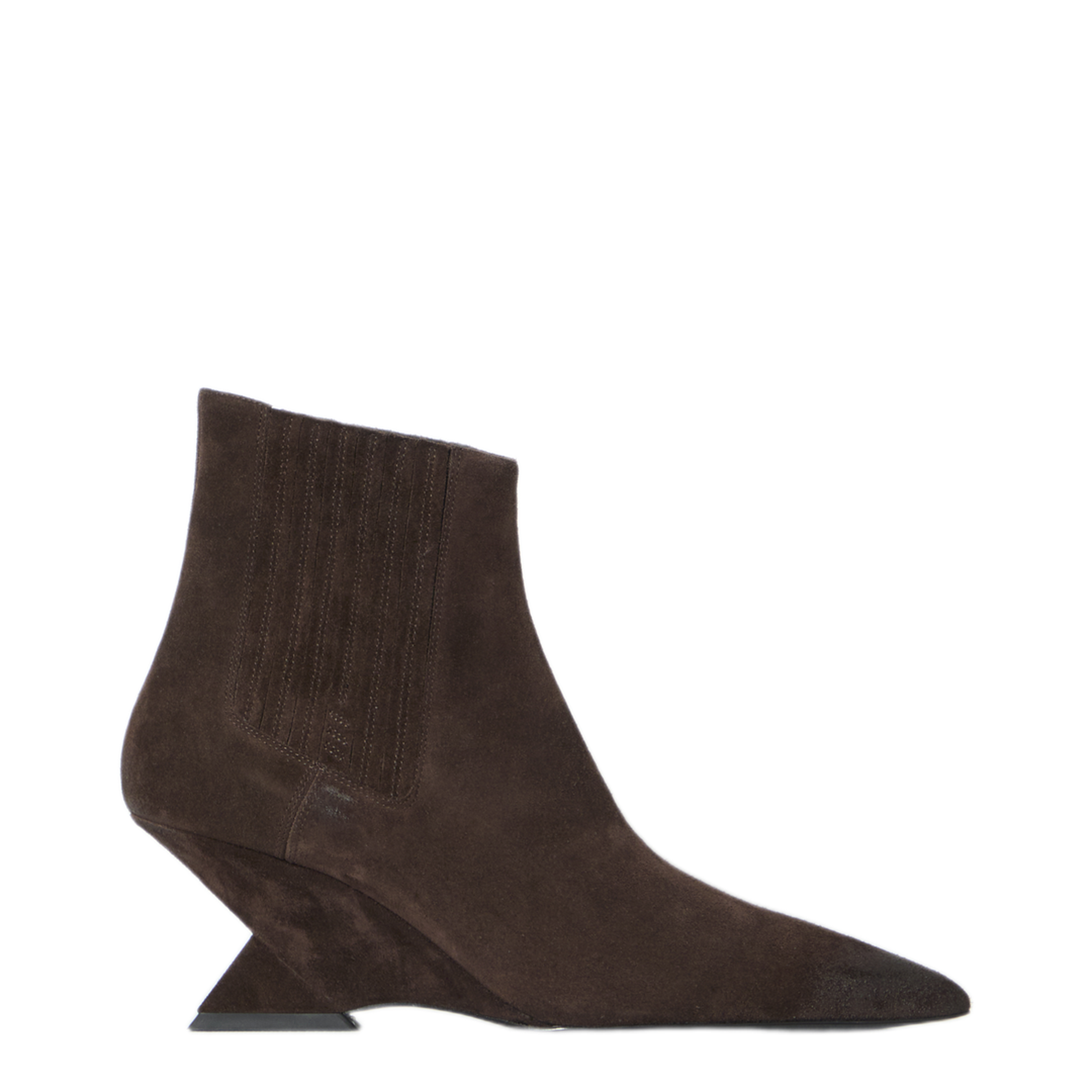 MAYFEYR - The Attico - Cheope Dark Brown Ankle Boots - 261WSH00921108AA204