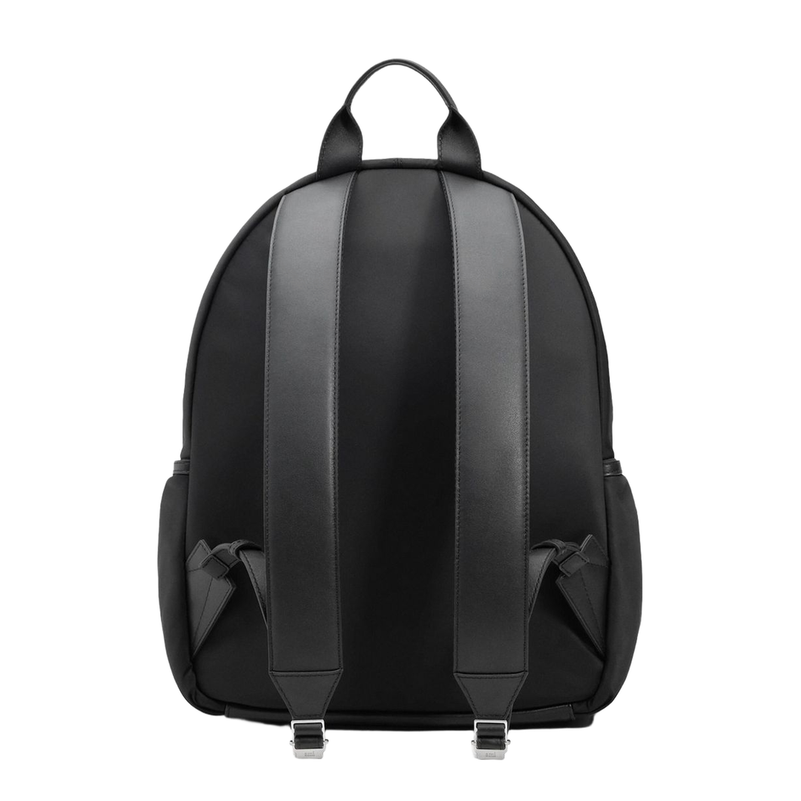 Black Nylon Canvas Marcel Backpack