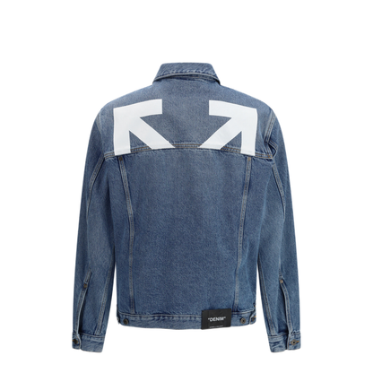 MAYFEYR - Off-White - Half Arrow Skate Denim Jacket - 44MYE09QS26D0024004000