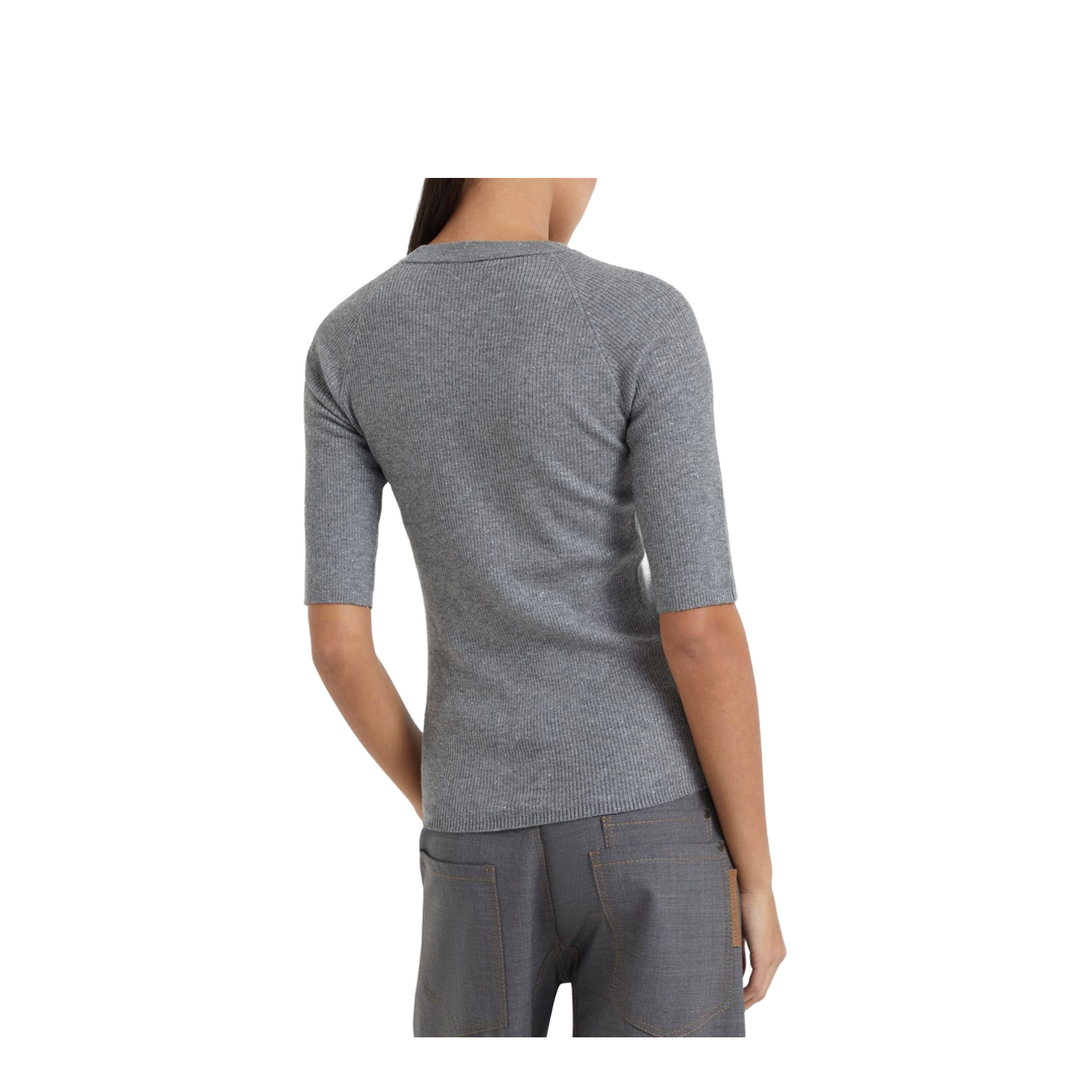 Lurex Ribbed Sweater