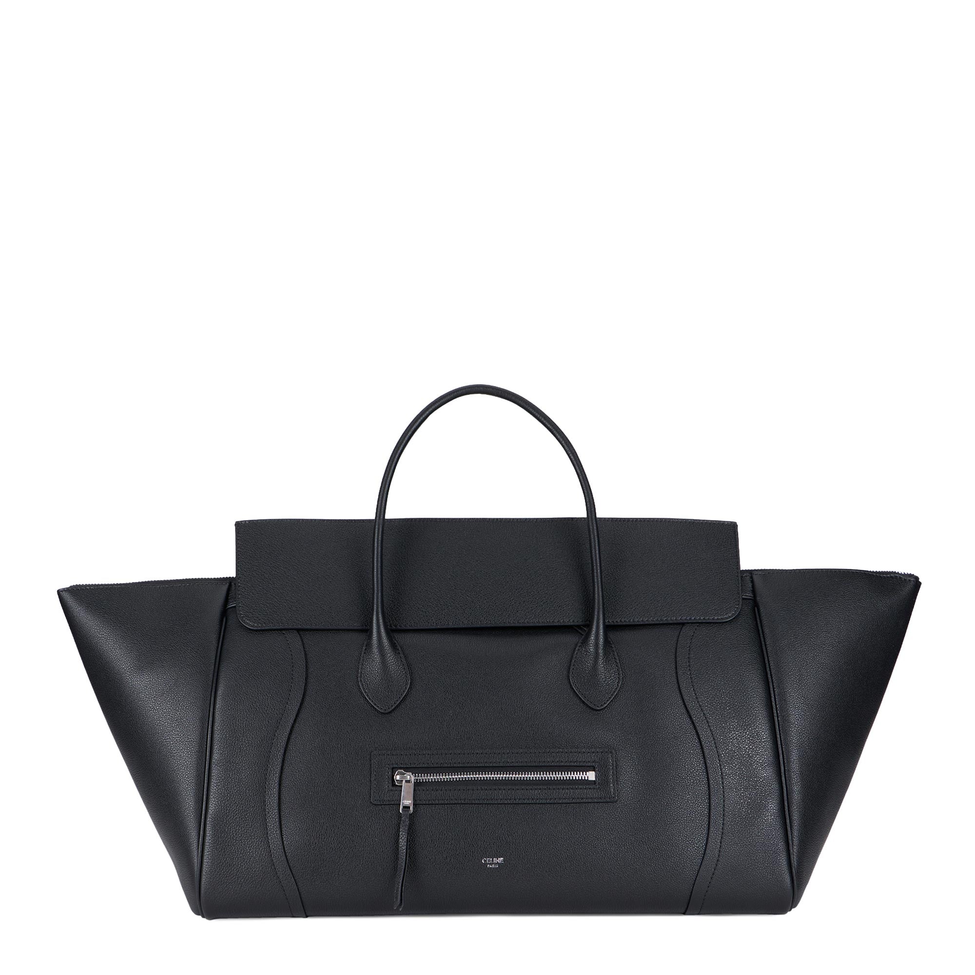 Luggage Big in Grained Calfskin - Black