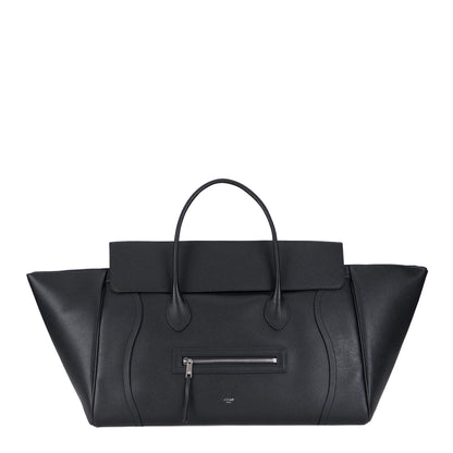 Luggage Big in Grained Calfskin - Black