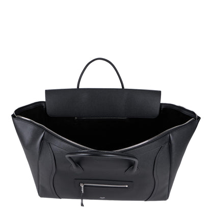 Luggage Big in Grained Calfskin - Black