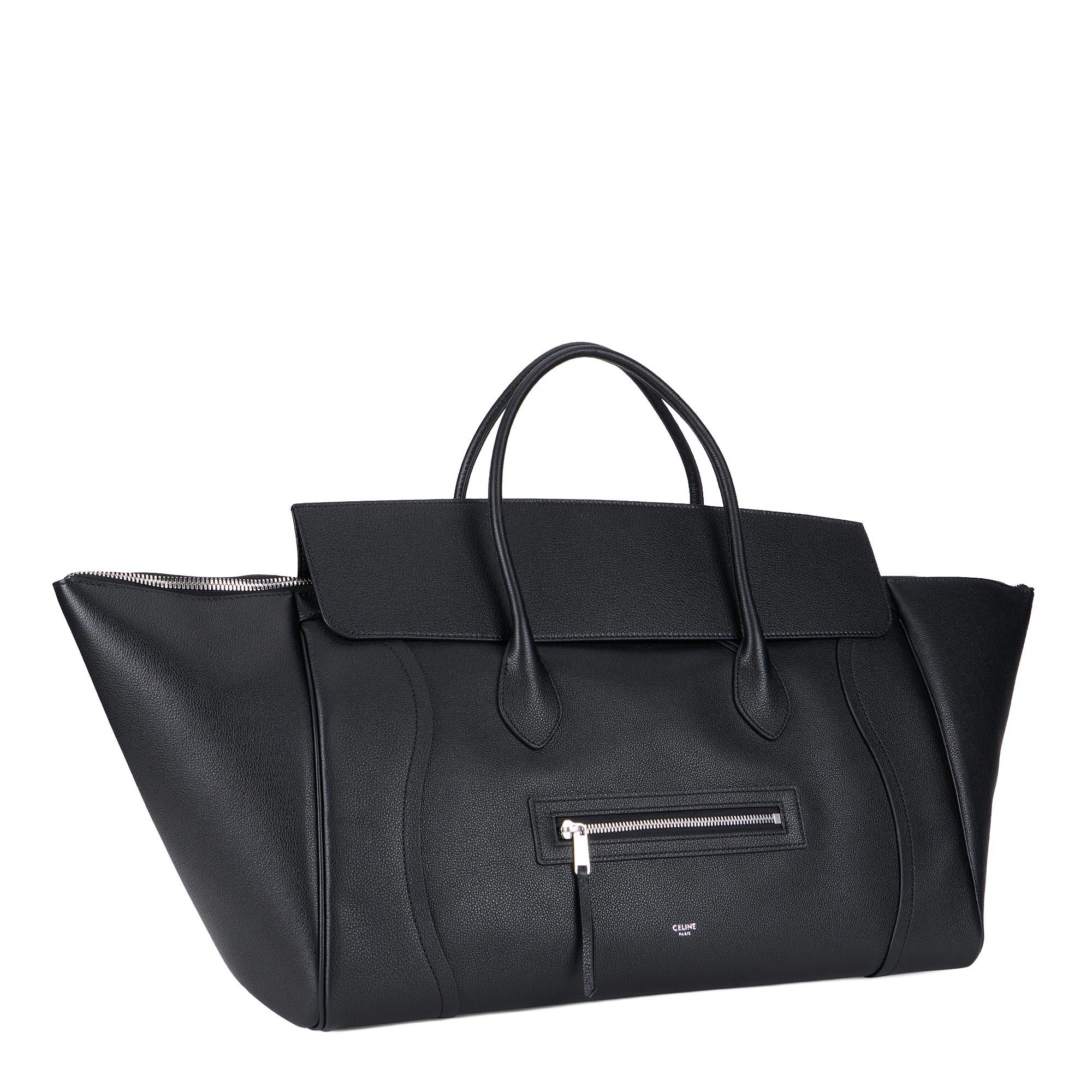 Luggage Big in Grained Calfskin - Black