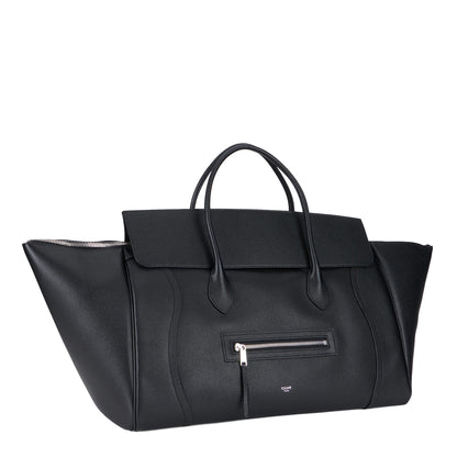 Luggage Big in Grained Calfskin - Black