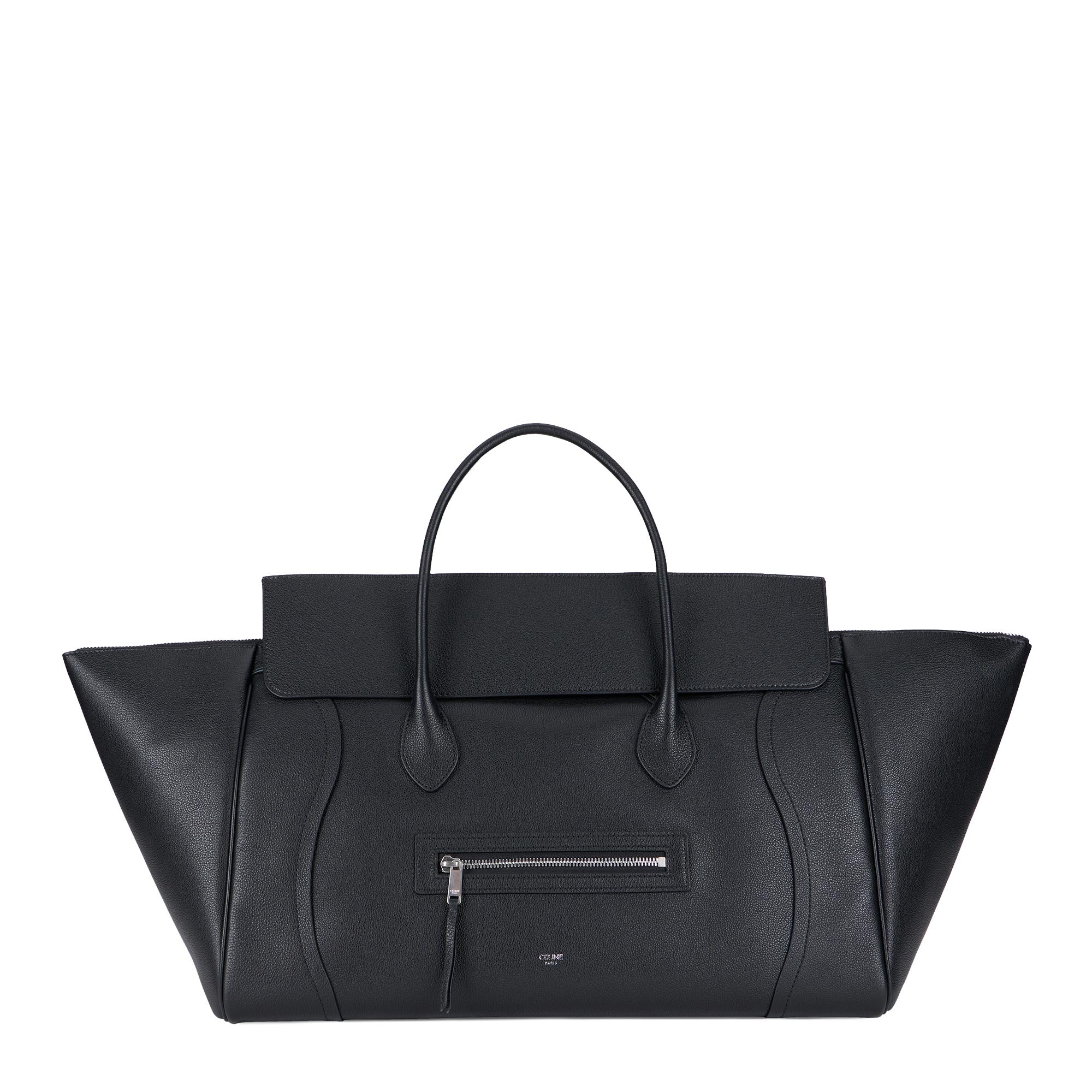 Luggage Big in Grained Calfskin - Black