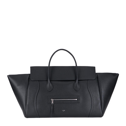 Luggage Big in Grained Calfskin - Black