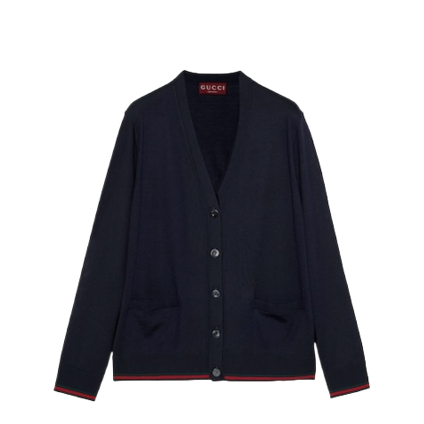 Extra Fine Cashmere Silk Cardigan in Navy