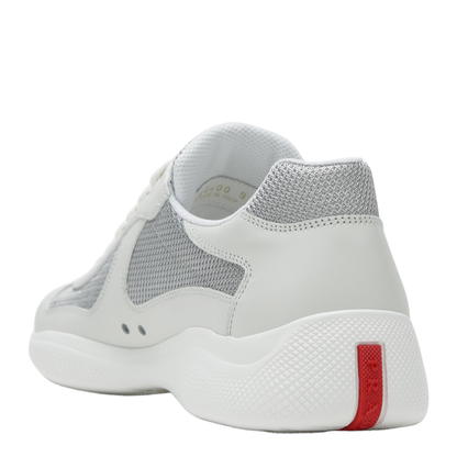 MAYFEYR - Prada - White Silver America'S Cup Trainers - 4E3400G0006GWF0J36