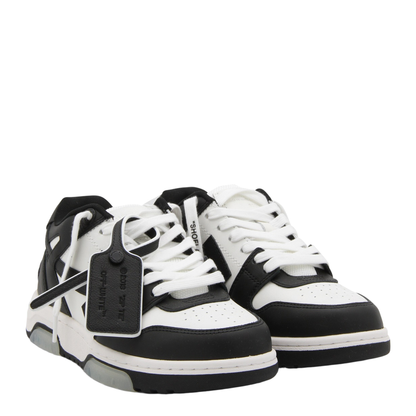 Out Of Office Leather Sneakers - Black