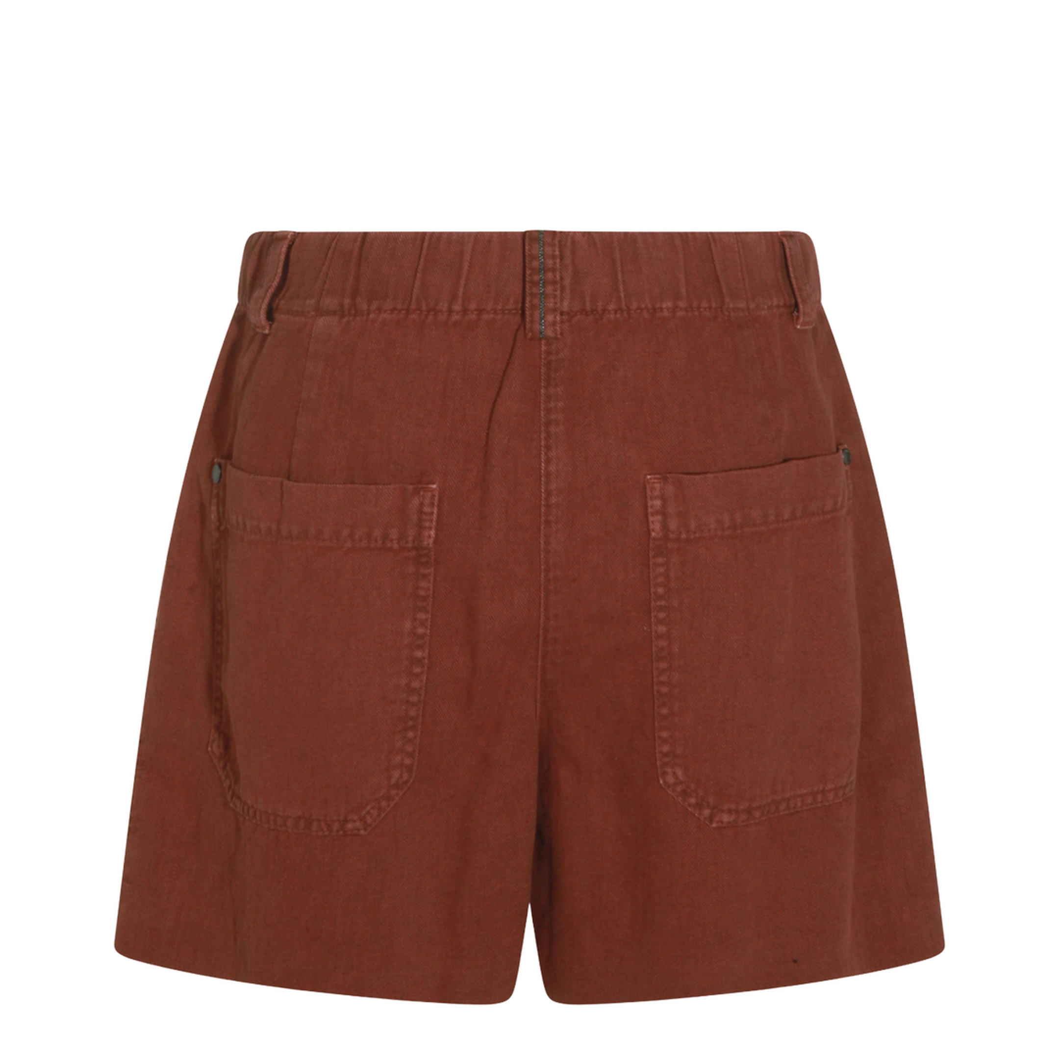 Pleated Bermuda Shorts