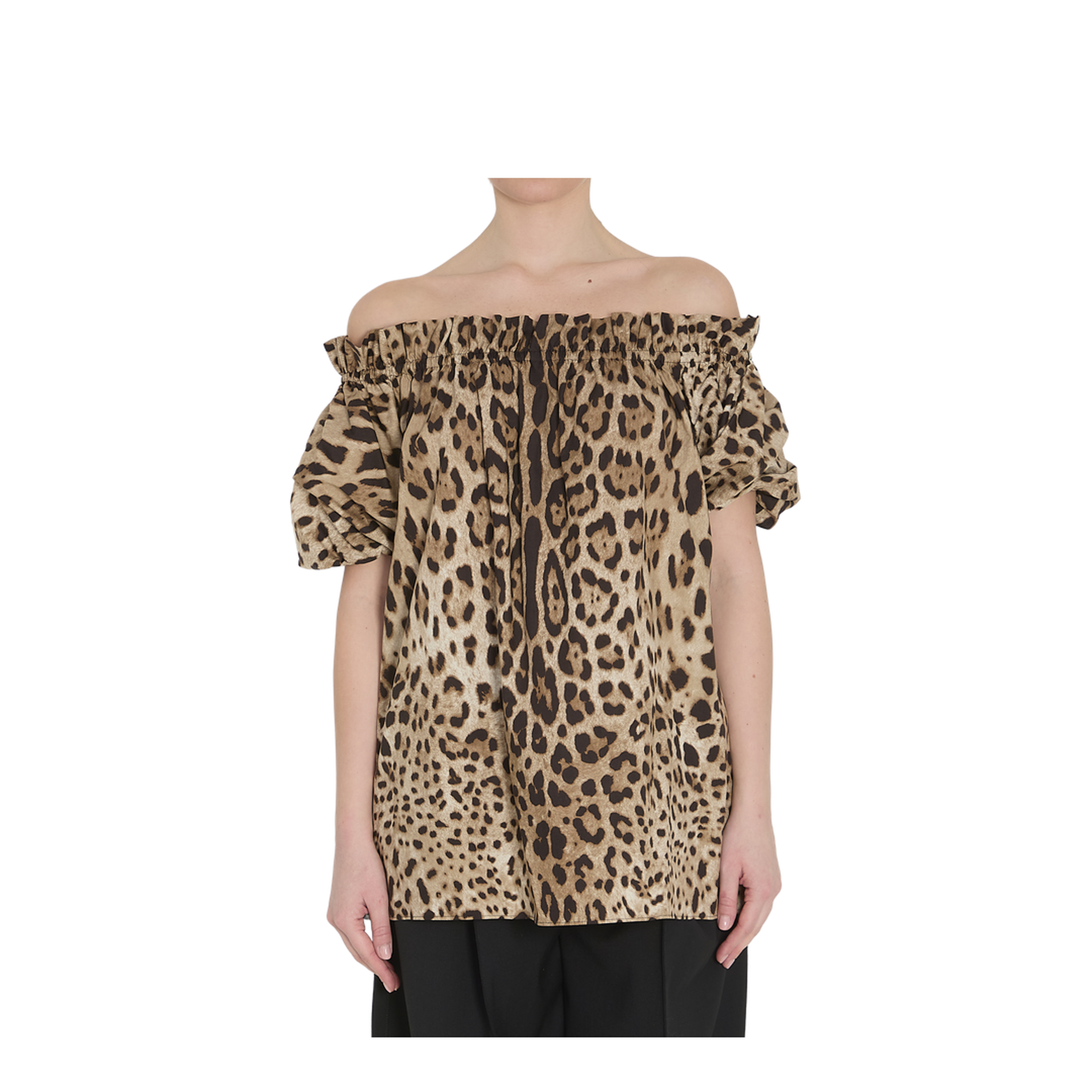 Animal Print Cotton Top
