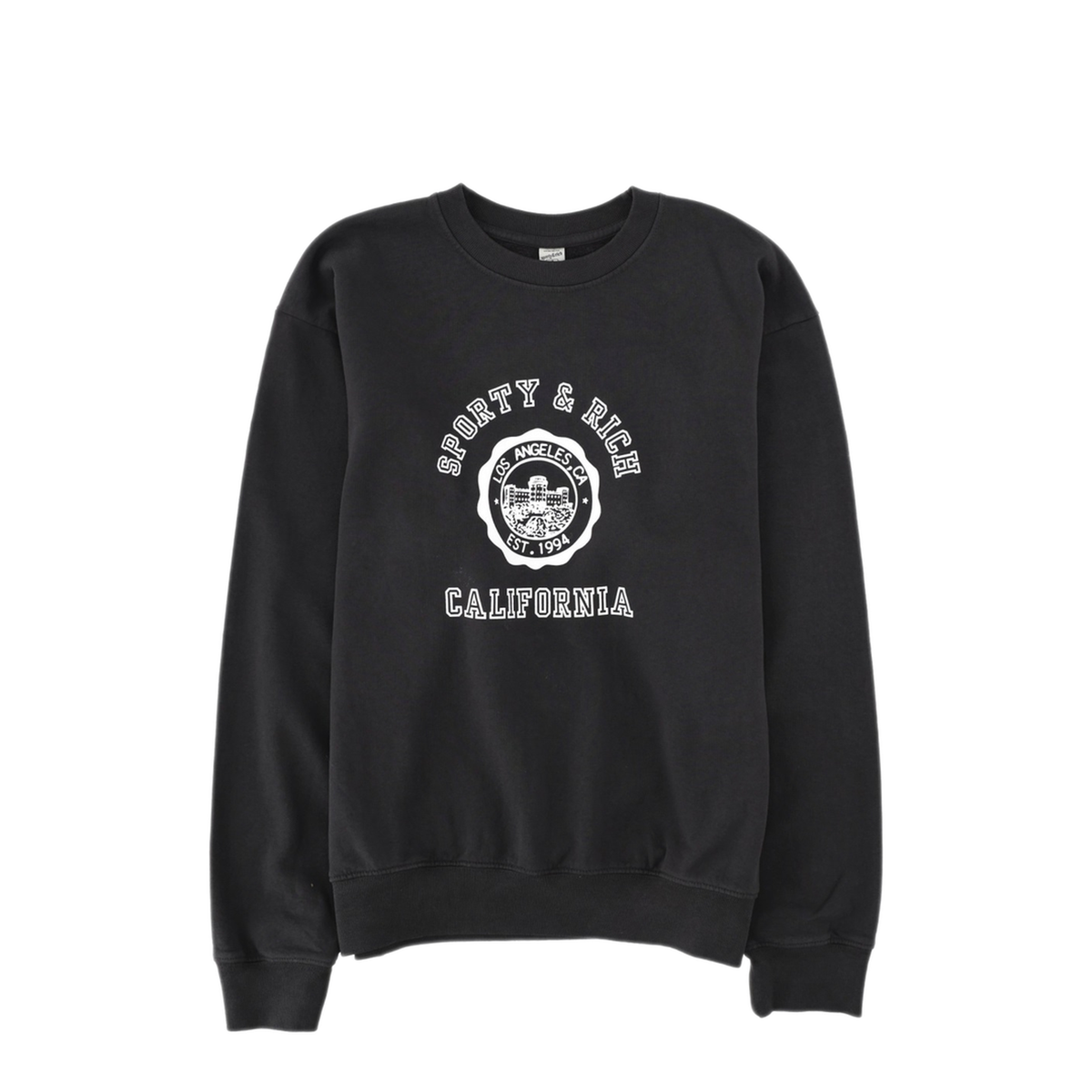 MAYFEYR - SPORTY&RICH - California Logo Sweatshirt - ST07164508BA02FADEDBLACK