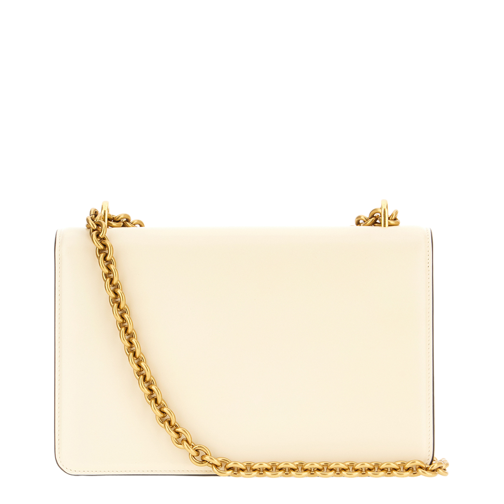 Ivory Leather Shoulder Bag