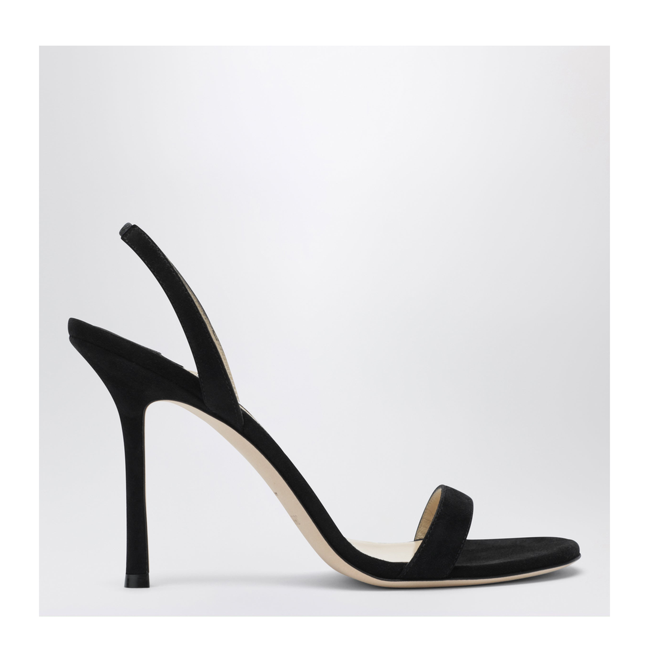 MAYFEYR - Jimmy Choo - Black Suede Sandals - JENN100SUE010003