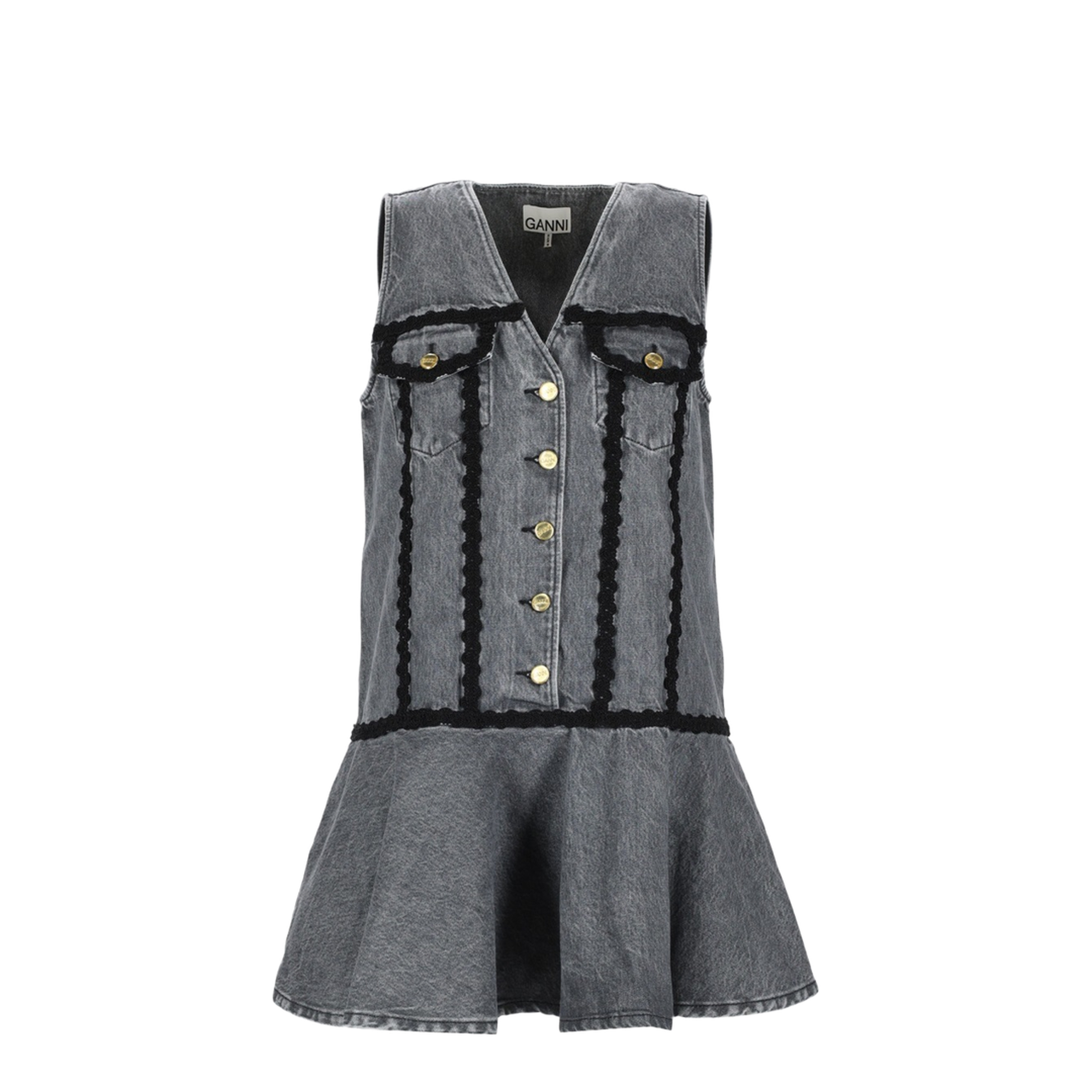 MAYFEYR - Ganni - Cotton Mini Dress - A1030102259