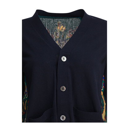 MAYFEYR - Sacai - Floral Print Cardigan - 2507986213