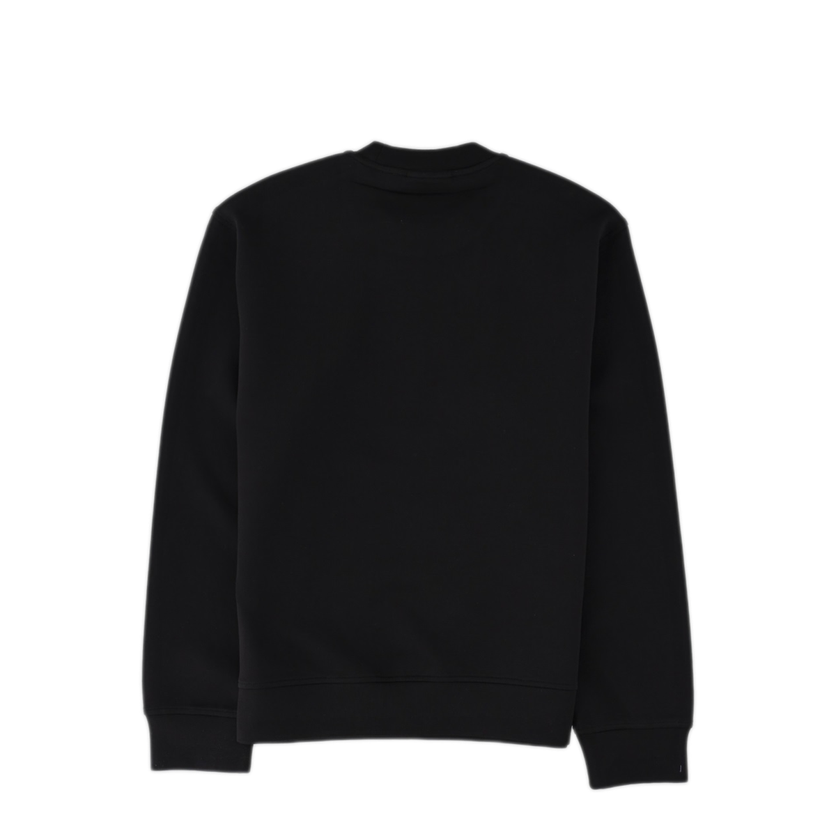 MAYFEYR - Emporio Armani - Black Logo Embroidery Crew Neck Sweatshirt - EM004533AF10013UC001