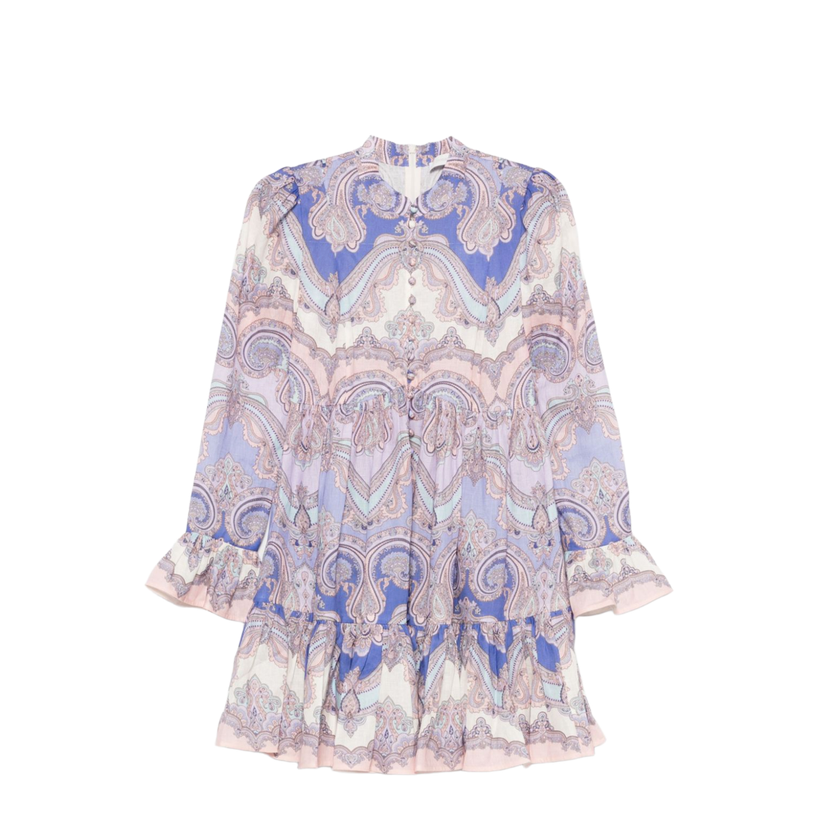 Maxine Printed Linen Mini Dress
