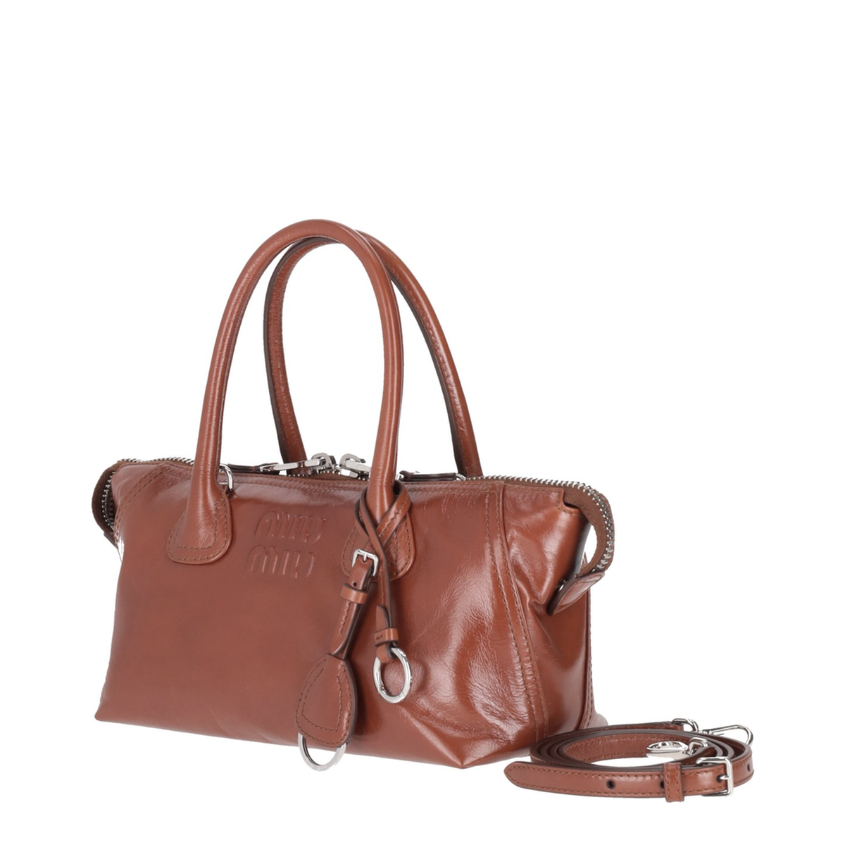 One Size Calfskin Tote - Palissandro Brown