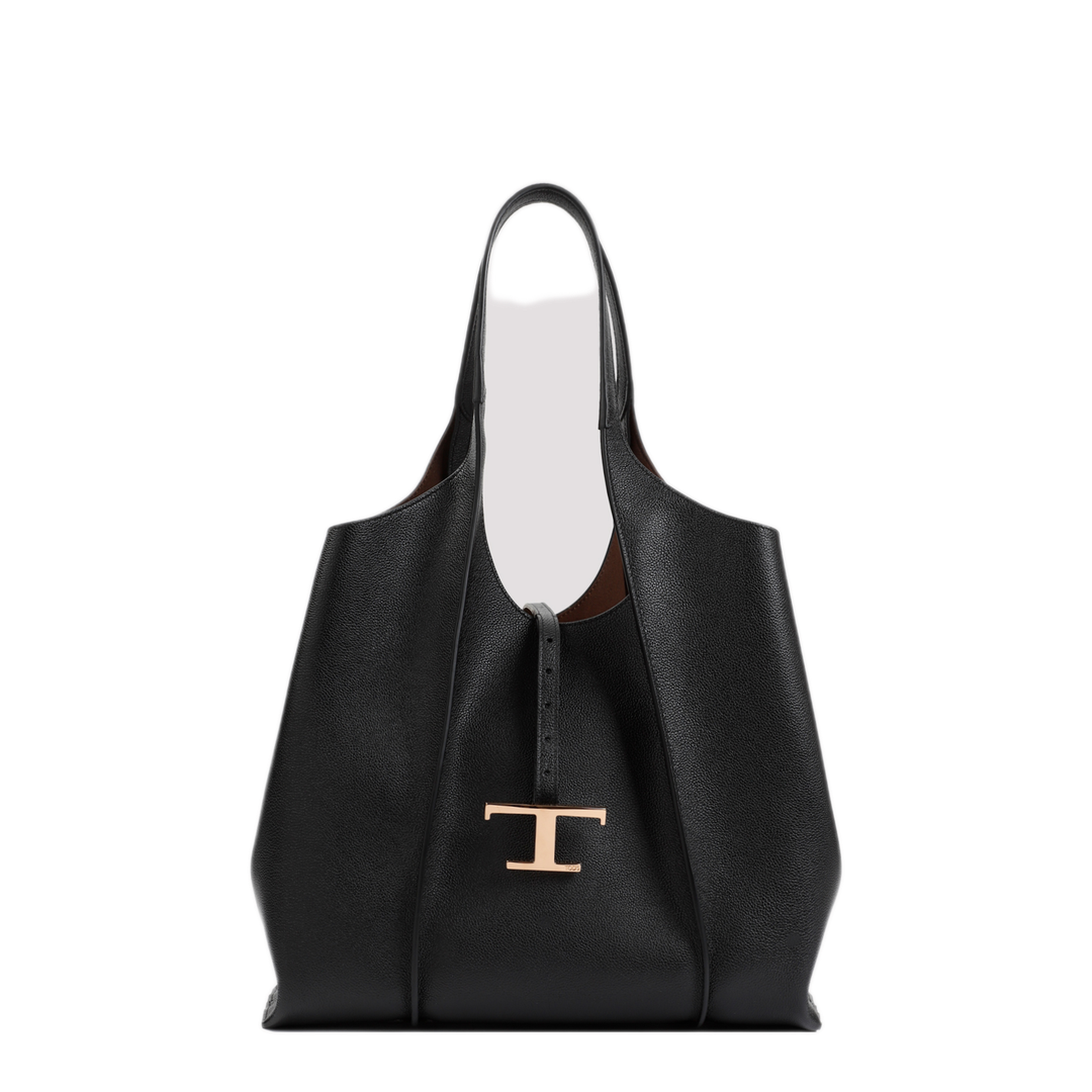 MAYFEYR - Tod's - Black Grained Leather T Bag - XBWTSBA0300Q8EB999NERO