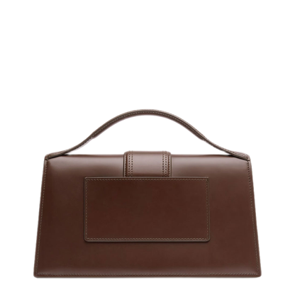 Large Calfskin Crossbody Bag - Brown