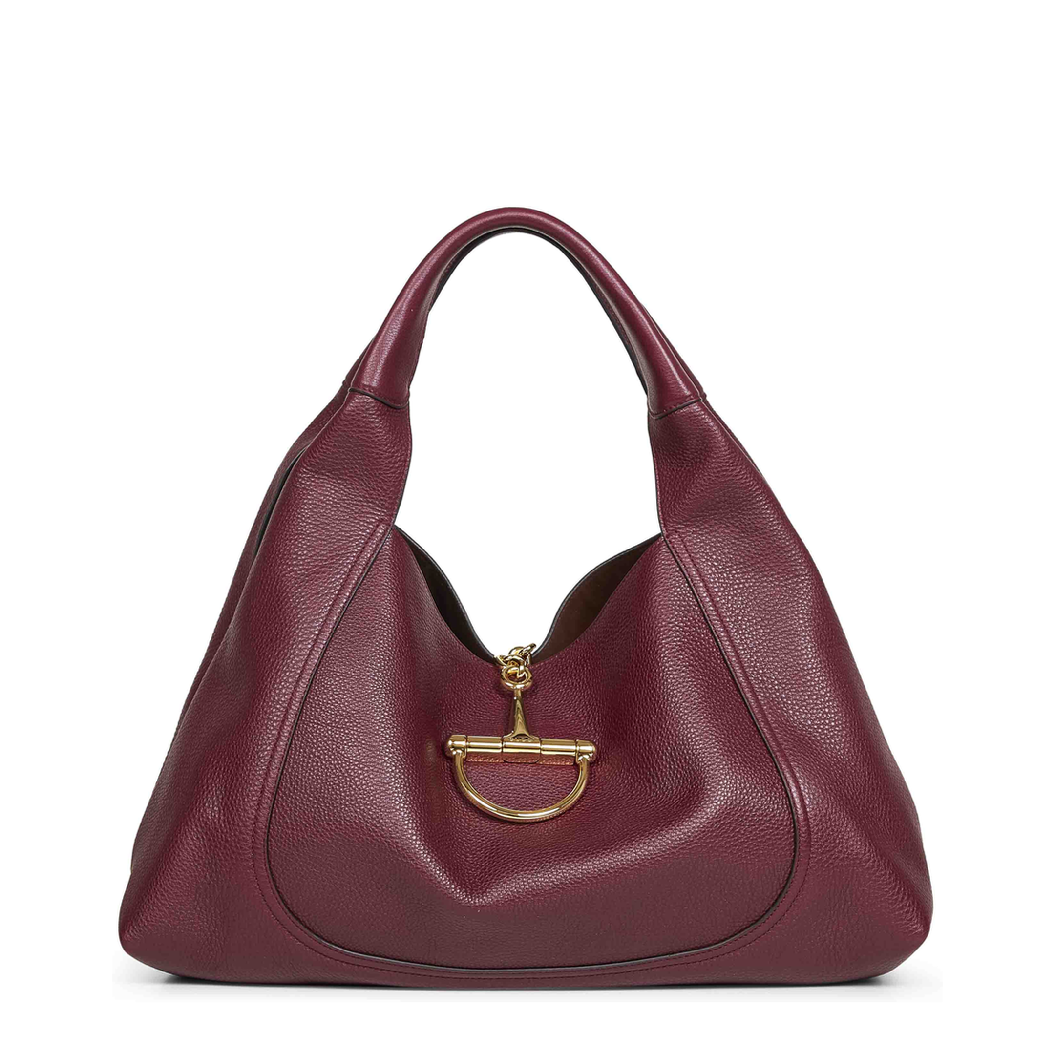 Softbit Maxi Leather Shoulder Bags - Red