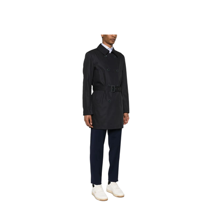 MAYFEYR - Herno - Double-Breasted Trench Coat In Dean - IM000364U13238