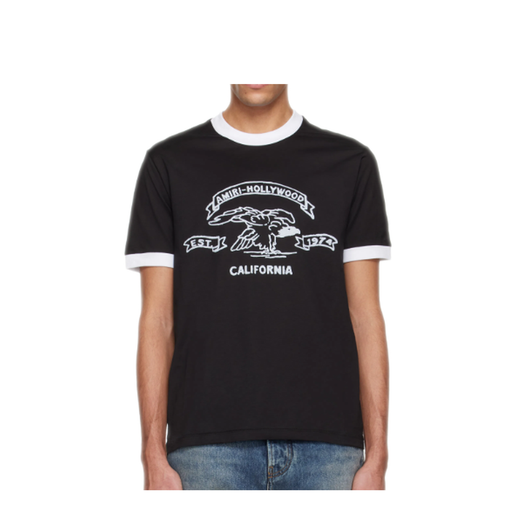 MAYFEYR - Amiri - Eagle Ringer Tee - AMTOJR1026001