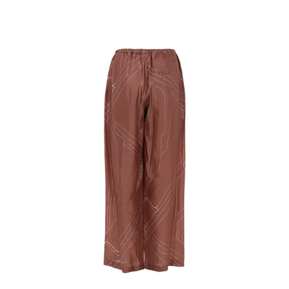 MAYFEYR - Alysi - Wide Leg Silk Trousers - 116184P6223BLUSH