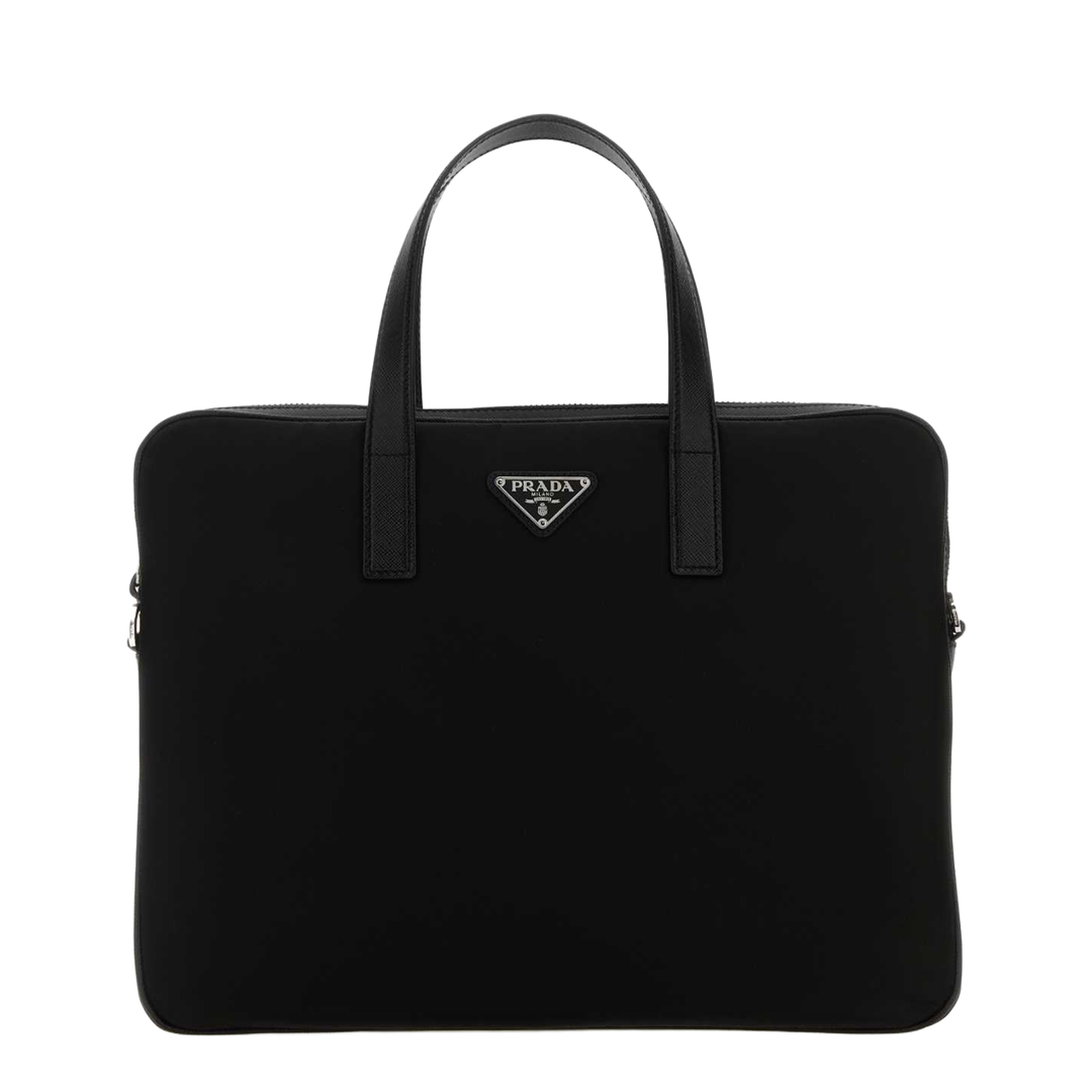 Ventiquattrore Re-Nylon and Saffiano Work Bag