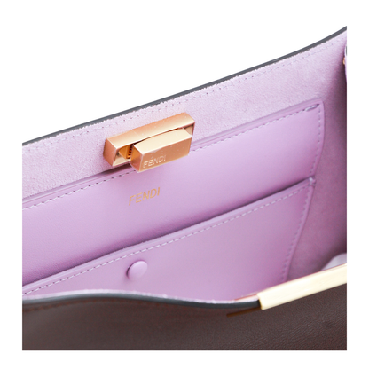 Way Medium Calfskin Top Handle Bag - Dark Brown