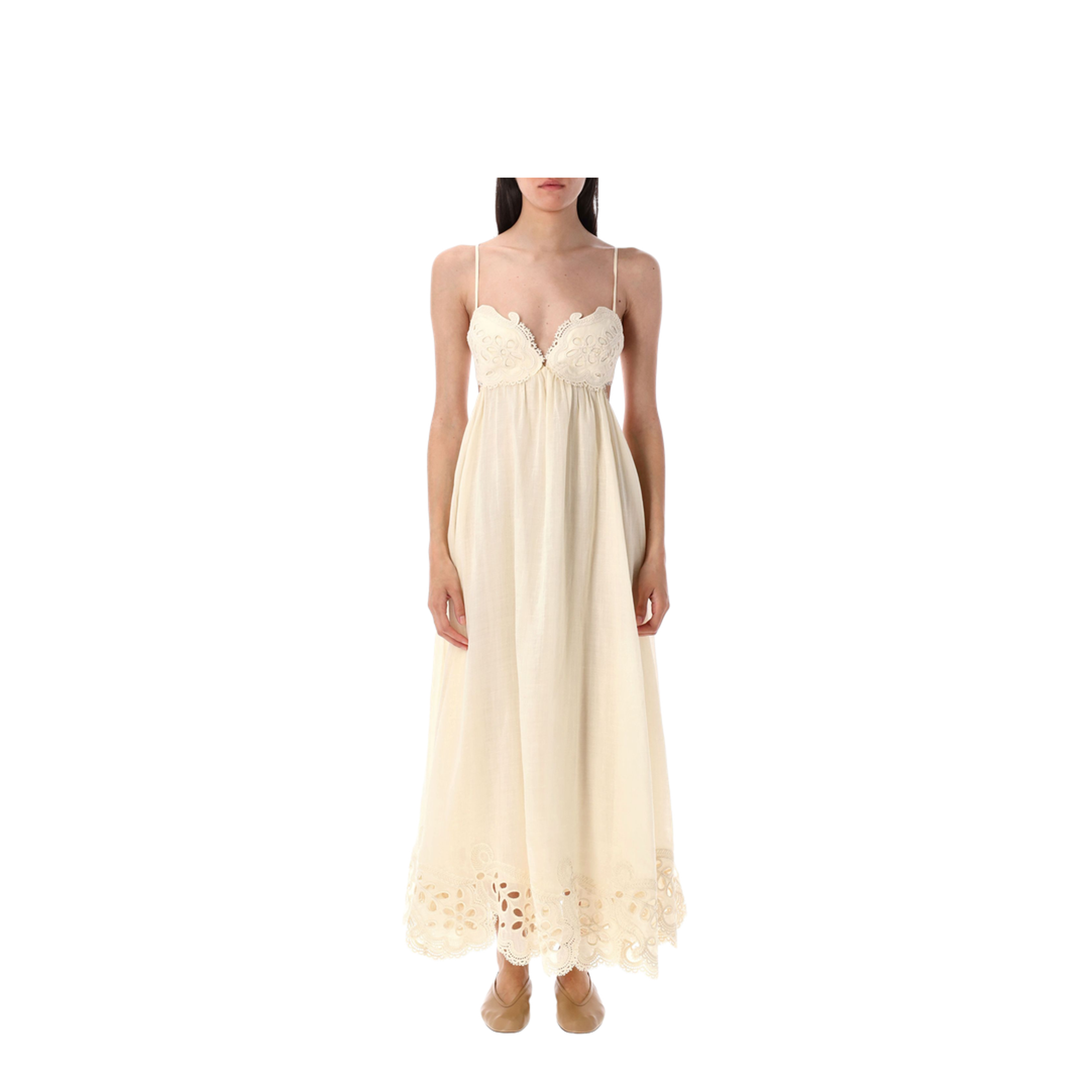 Coco Embroidered Long Dress