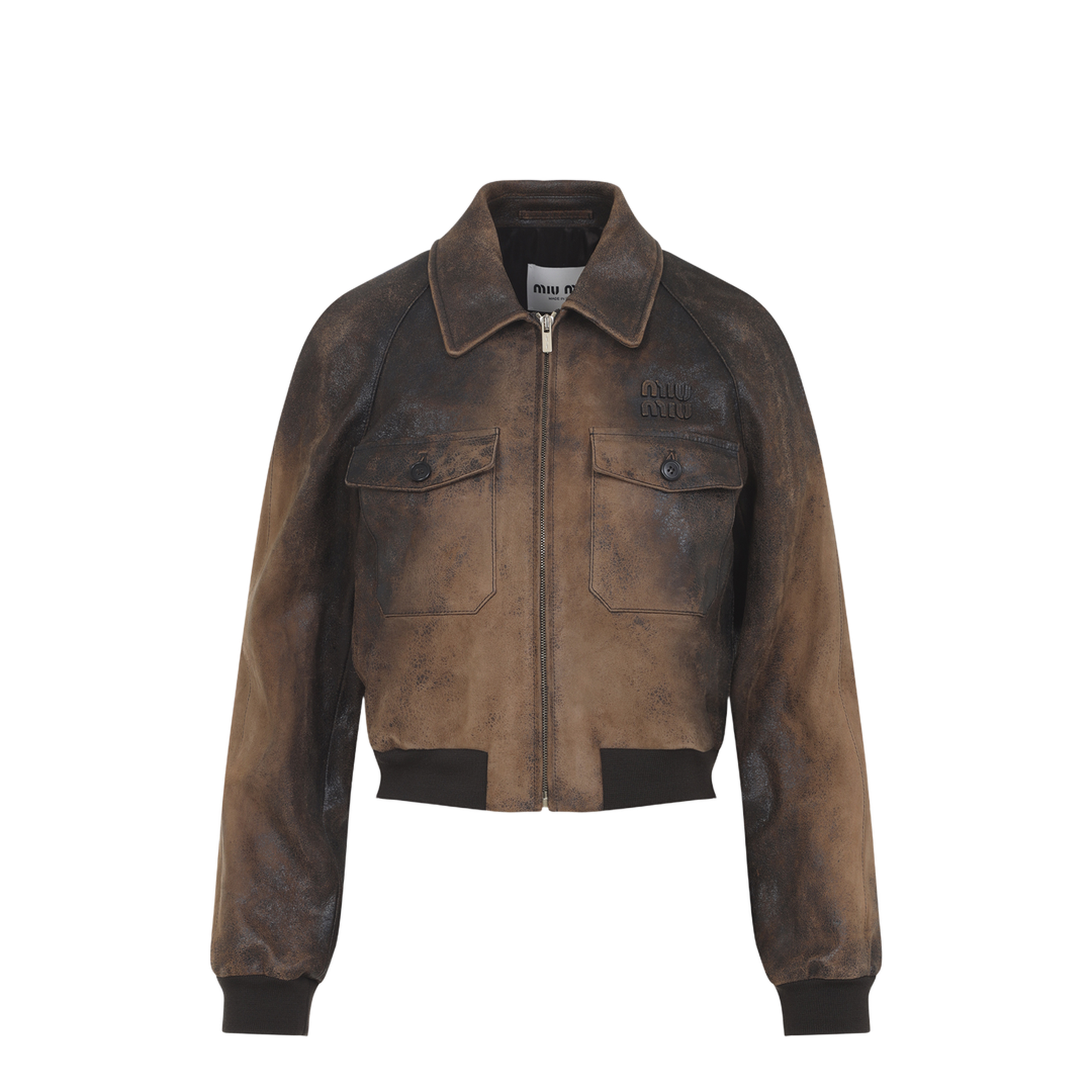 MAYFEYR - Miu Miu - Lamb Leather Jacket - MPV991SOOO18BT