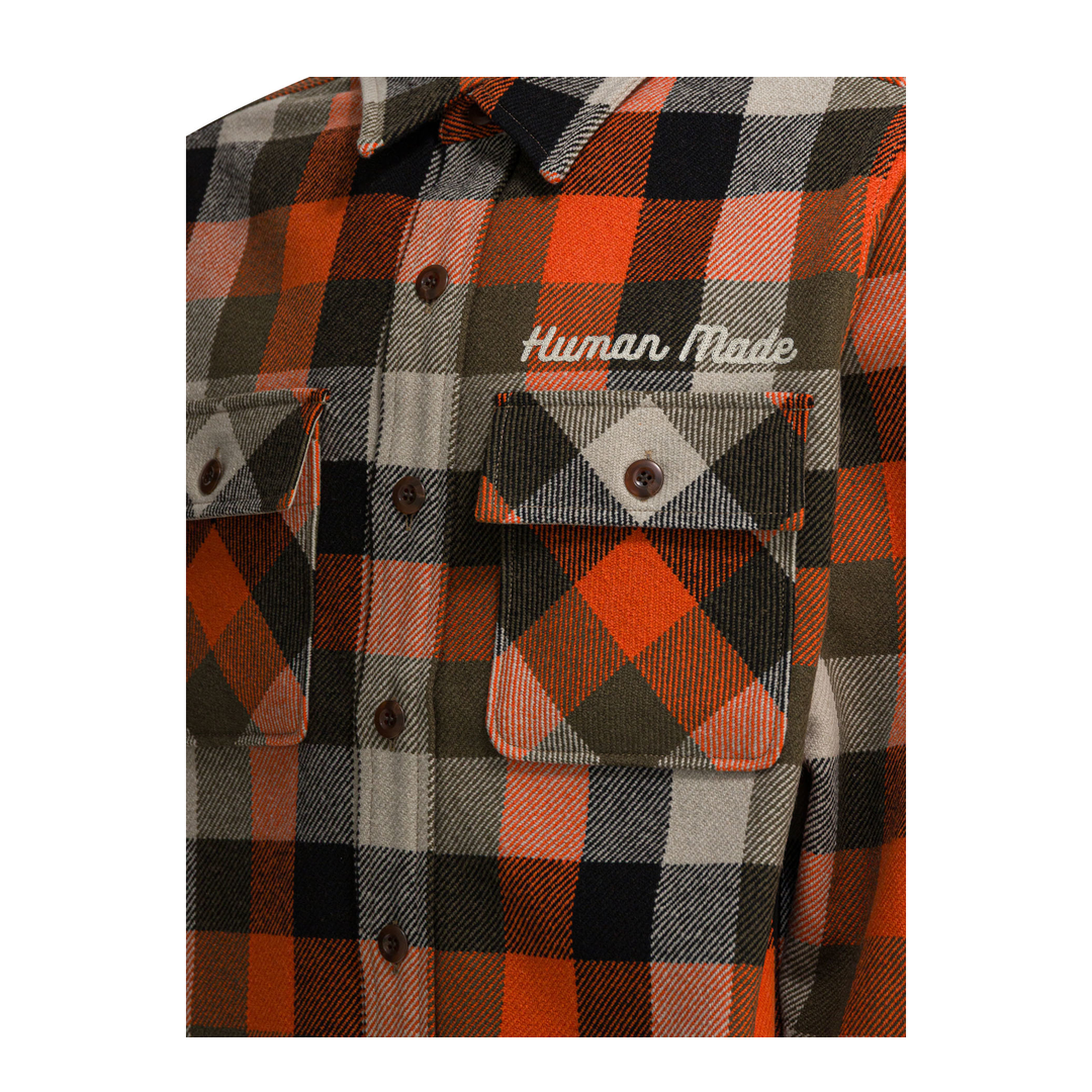 MAYFEYR - Human Made - Wool Overshirt Jacket - HM30SH013ORANGE