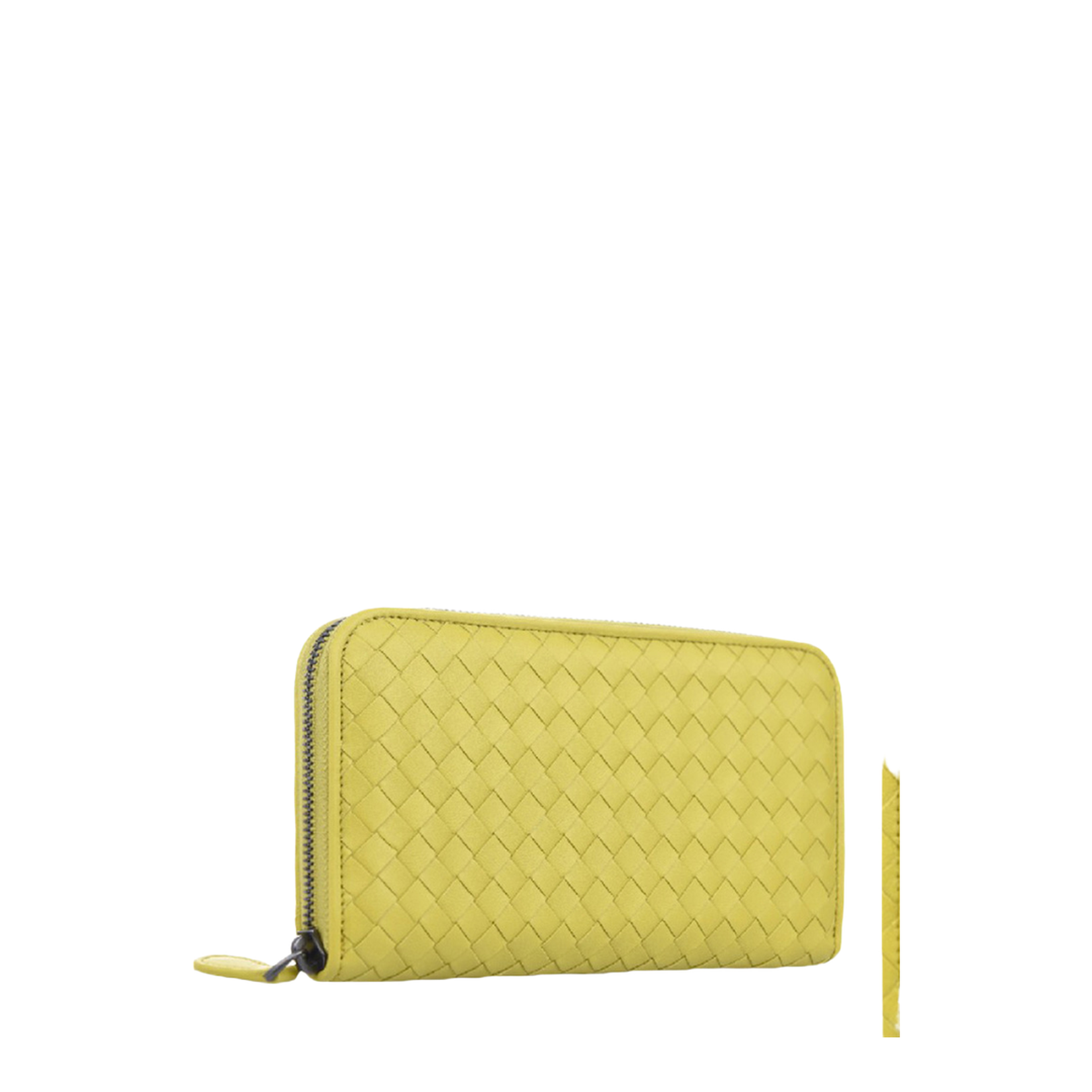 Long Wallet Intrecciato Round Zipper