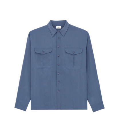 MAYFEYR -  - Viscose And Silk Shirt With Padded Shoulders - 854249Y2N494812