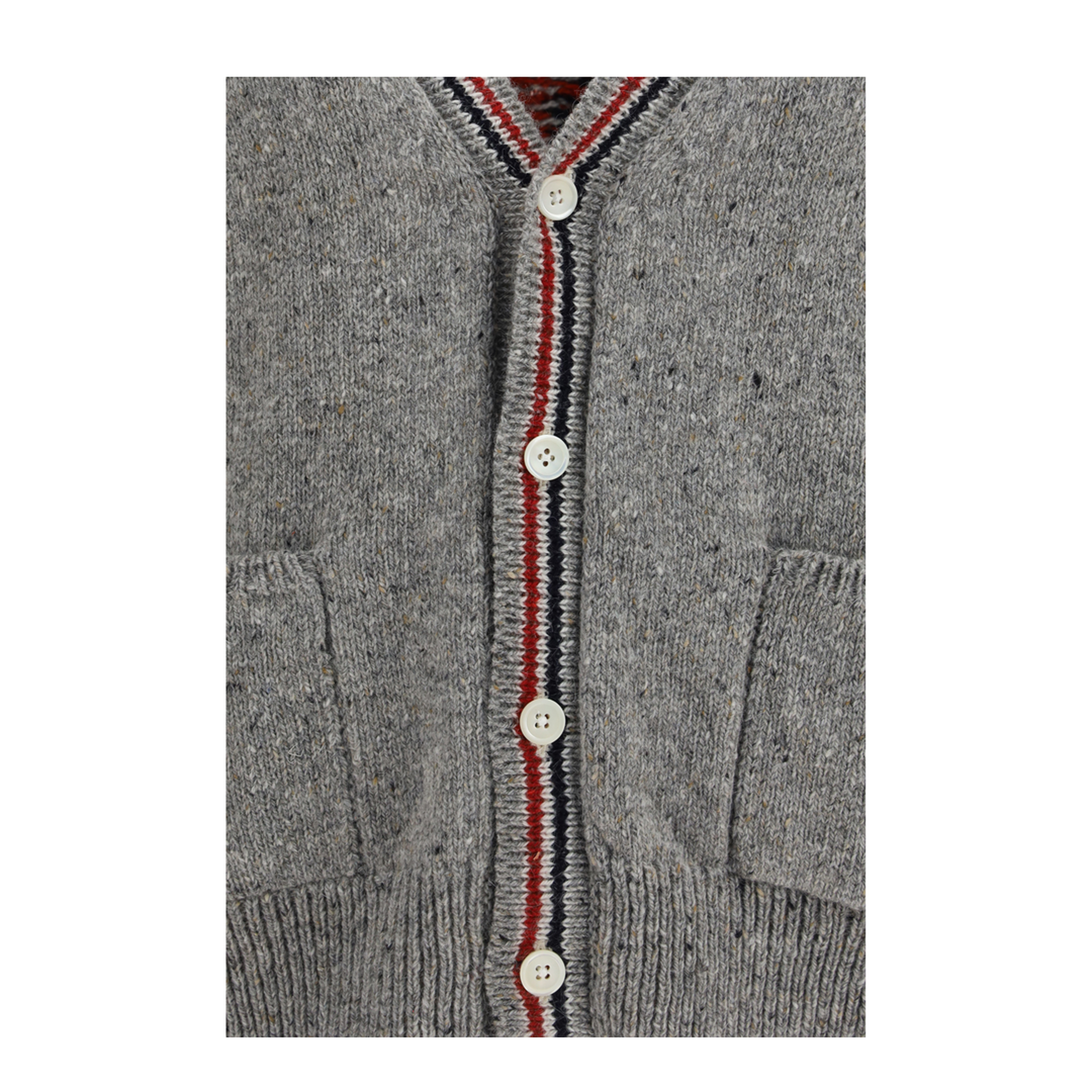 MAYFEYR - Thom Browne - Donegal Yarn Cardigan - MKC647AY1506055