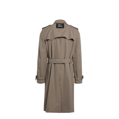 Short Foxfield Trench Coat In Cotton And Silk