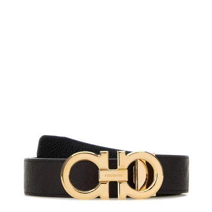 MAYFEYR - Ferragamo - Double Gancini Reversible Belt - 679710770651TMORONERO