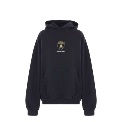 Hoodie with Lamborghini Shield Motif