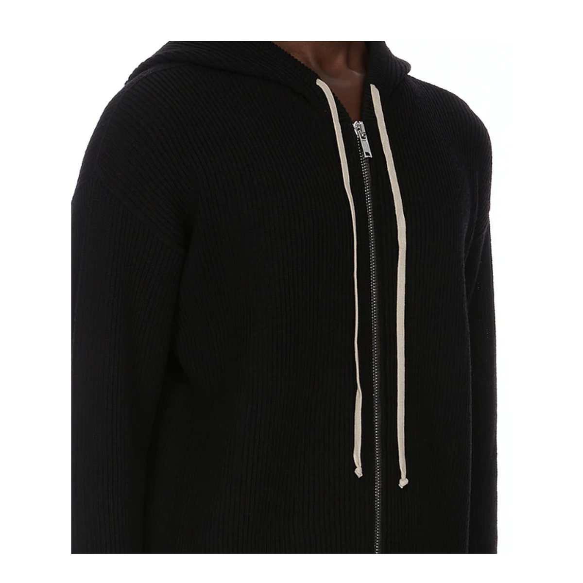 Zipper Hooded Shirt