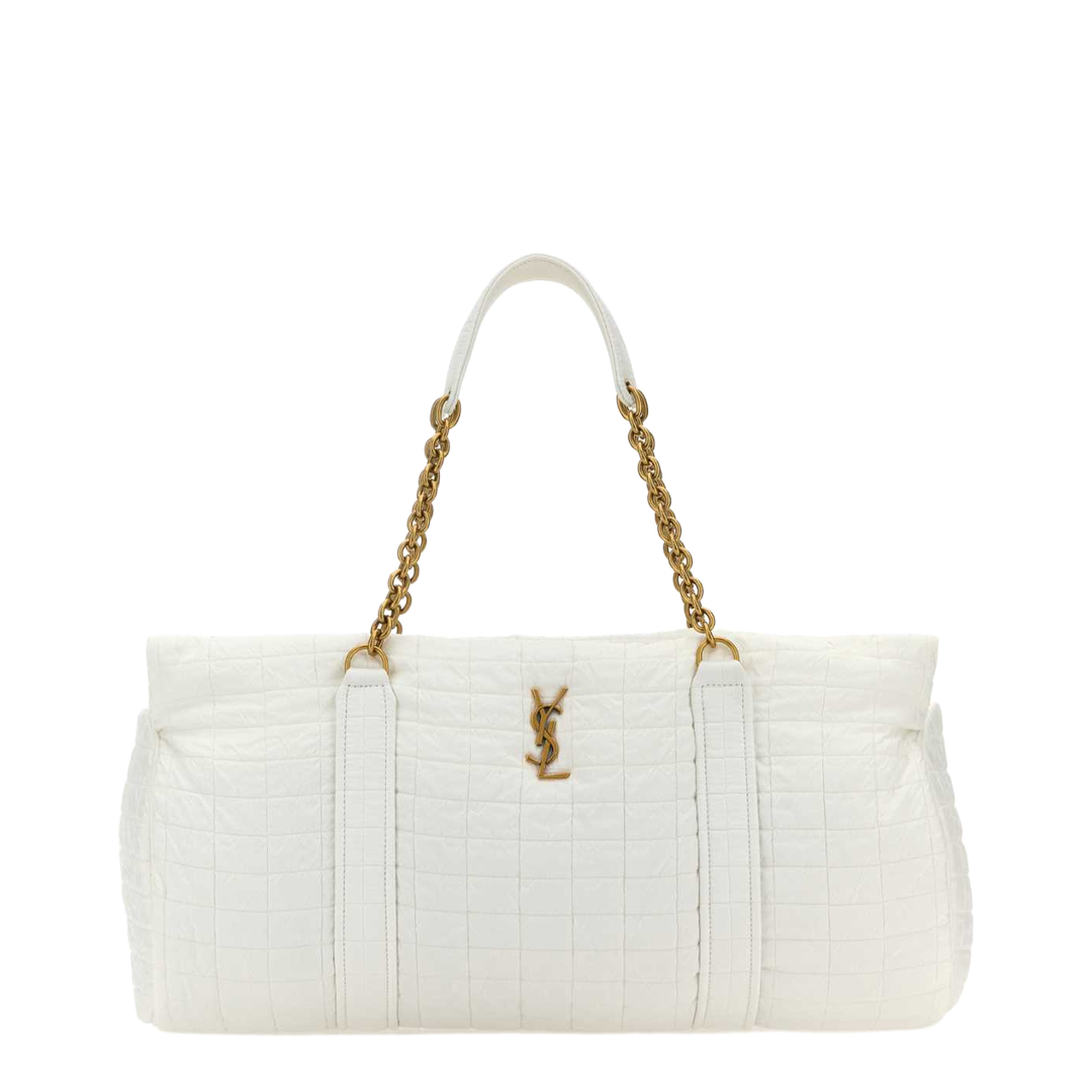 White Fabric Gloria Travel Bag