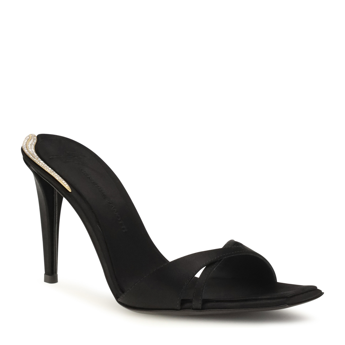 MAYFEYR - Giuseppe Zanotti - Salamander Satin Mules Sandals - I600027002