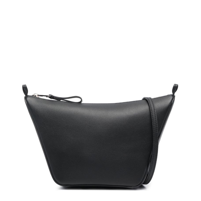 Hammock Mini Leather Shoulder Bag - Black