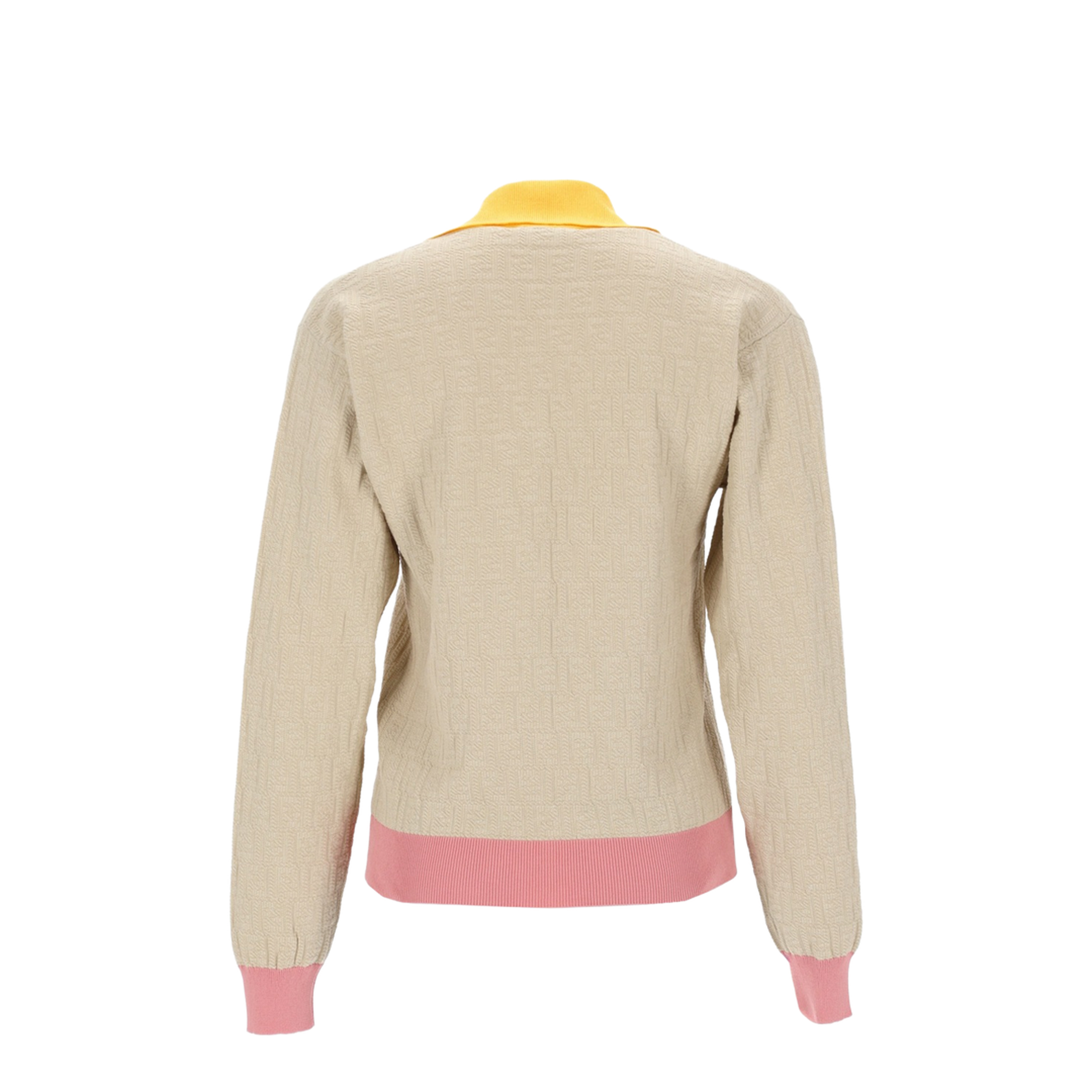 Light Beige Cotton And Silk Jumper