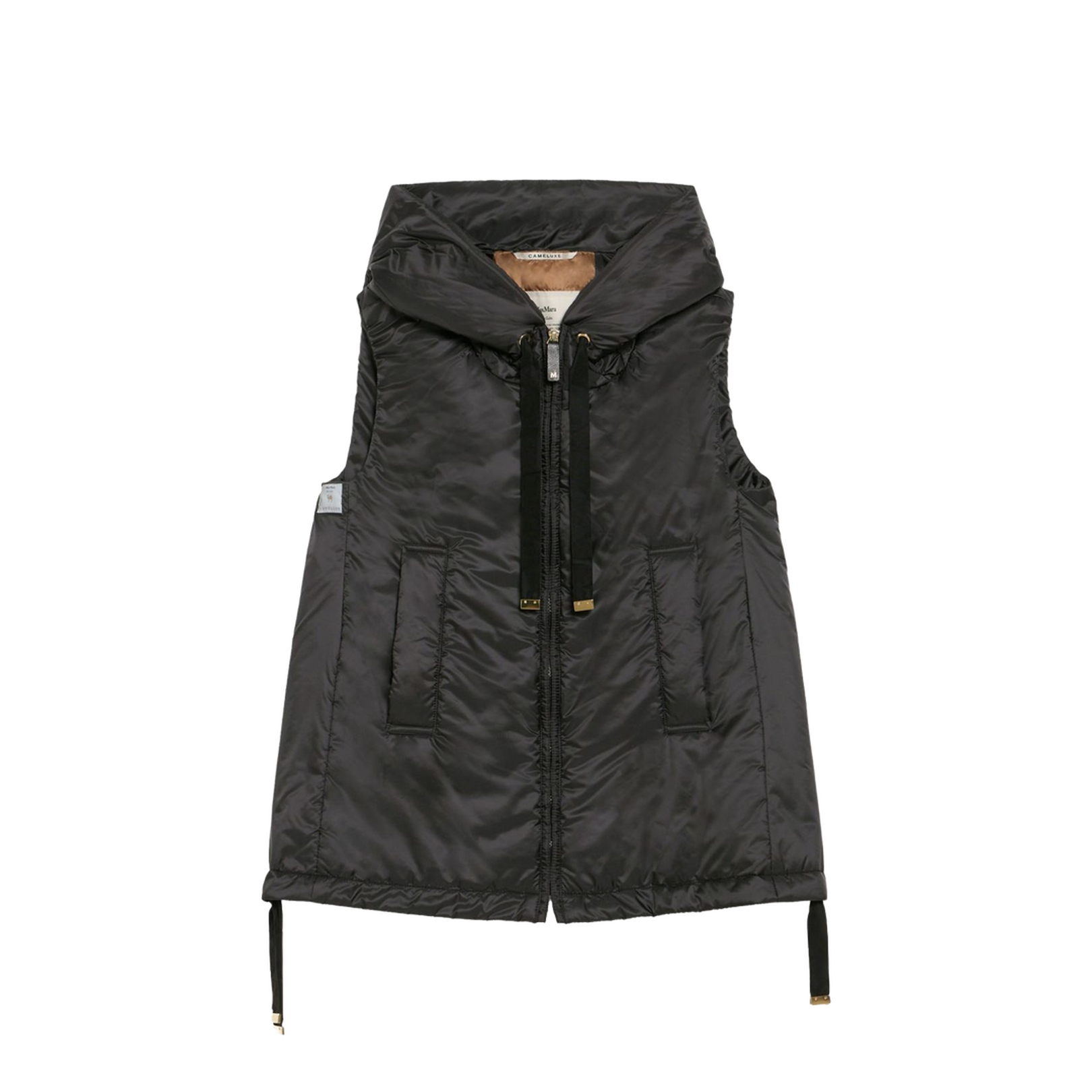 Quilted Design Jacket Black