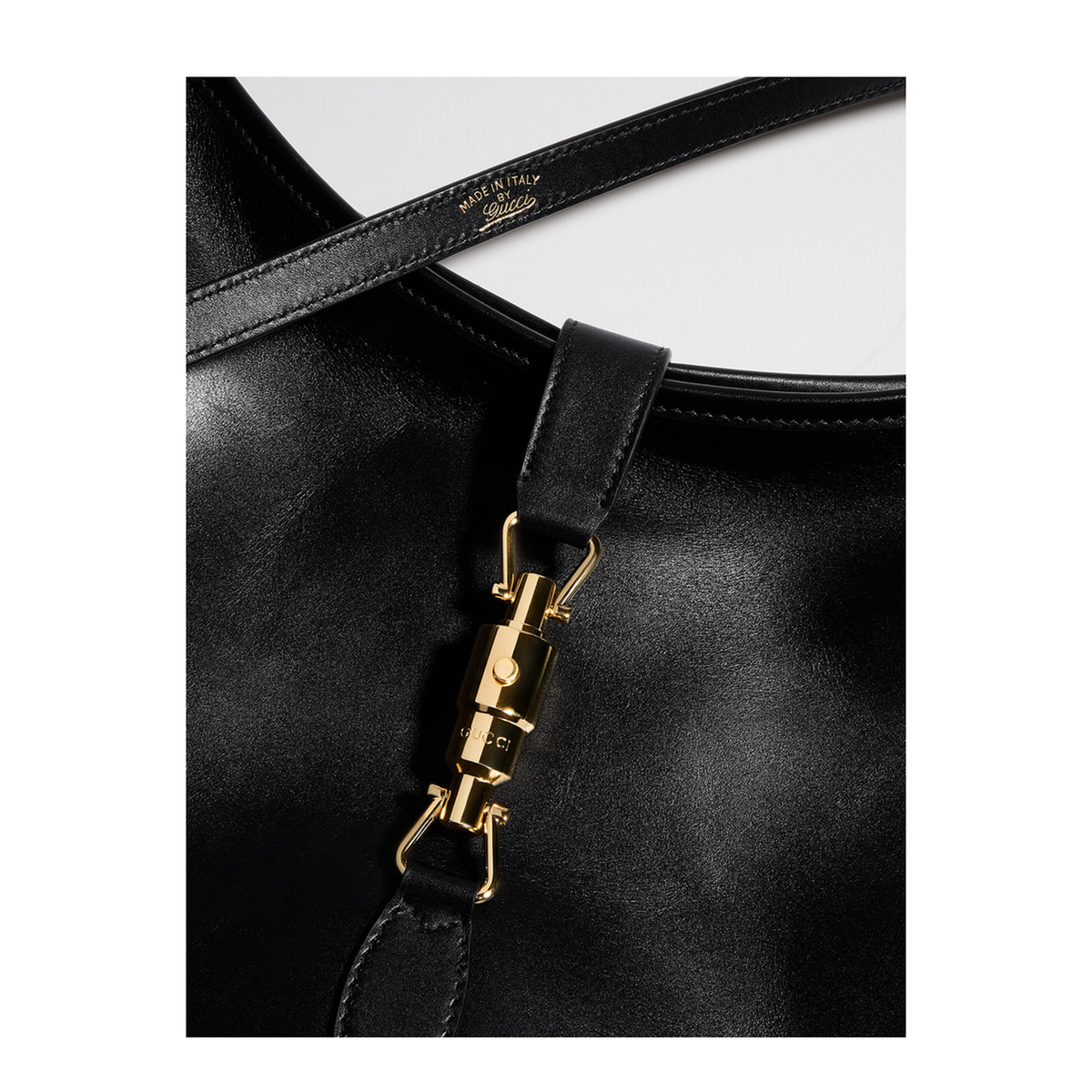 Jackie 1961 Large Leather Shoulder Bag - Black