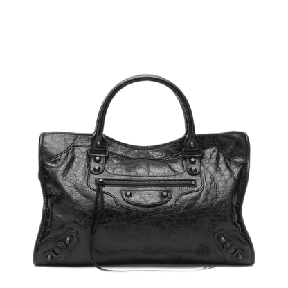 MAYFEYR - Balenciaga - City Medium Bag In Arena Leather - 8657602ACFH